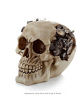 Steampunk Style Skull with Cogs & Gears Height 11.5cm Width 10cm Depth 13.5cm