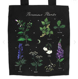 Poisonous Plants tote bag skulls dark romance reader bag gothic alternative rock