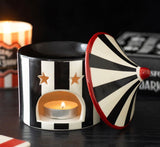 Circus style quirky oil burner big top style gothic unusual alternative twisted circus range