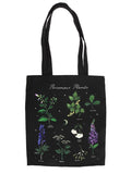 Poisonous Plants tote bag skulls dark romance reader bag gothic alternative rock