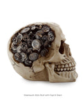 Steampunk Style Skull with Cogs & Gears Height 11.5cm Width 10cm Depth 13.5cm