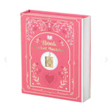 Book shaped Locket gold toned in stunning gift box readers gift