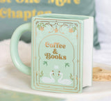 Coffee And Books Book Shaped Mug Book Lovers Bookish Romance Readers Gift  📖
