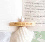 Wooden Book Club Thumb Page Holder book shelf collection bookish book lover reader gift