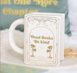 Read Books Be Kind White Book Shaped Mug Book Lovers Bookish Romance Readers Gift  📖