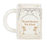 Read Books Be Kind White Book Shaped Mug Book Lovers Bookish Romance Readers Gift  📖